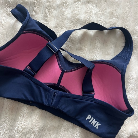 PINK CRISS CROSS BRA SIZE S - Picture 3 of 4